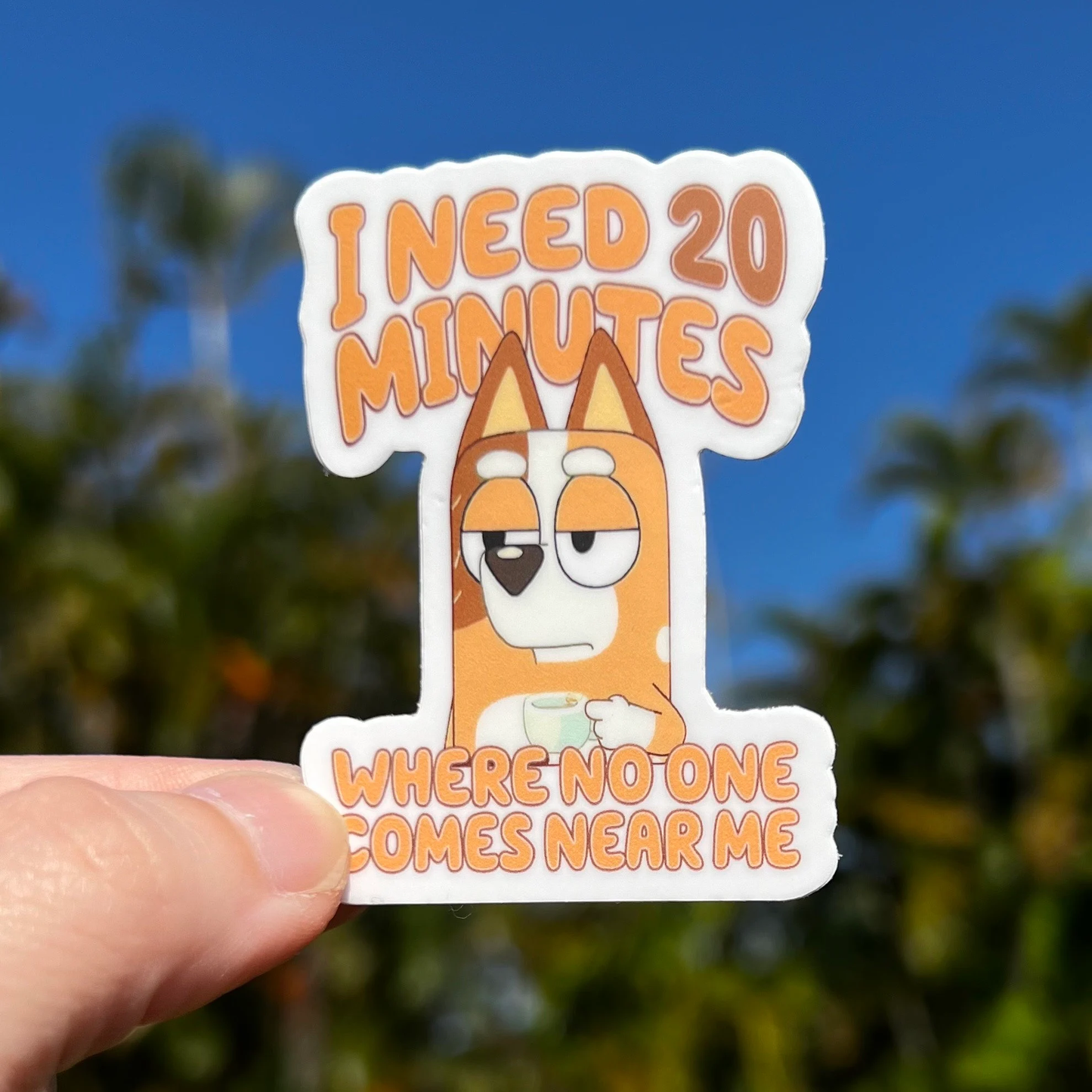 Chilli Just Needs Some Time 2.5β Sticker