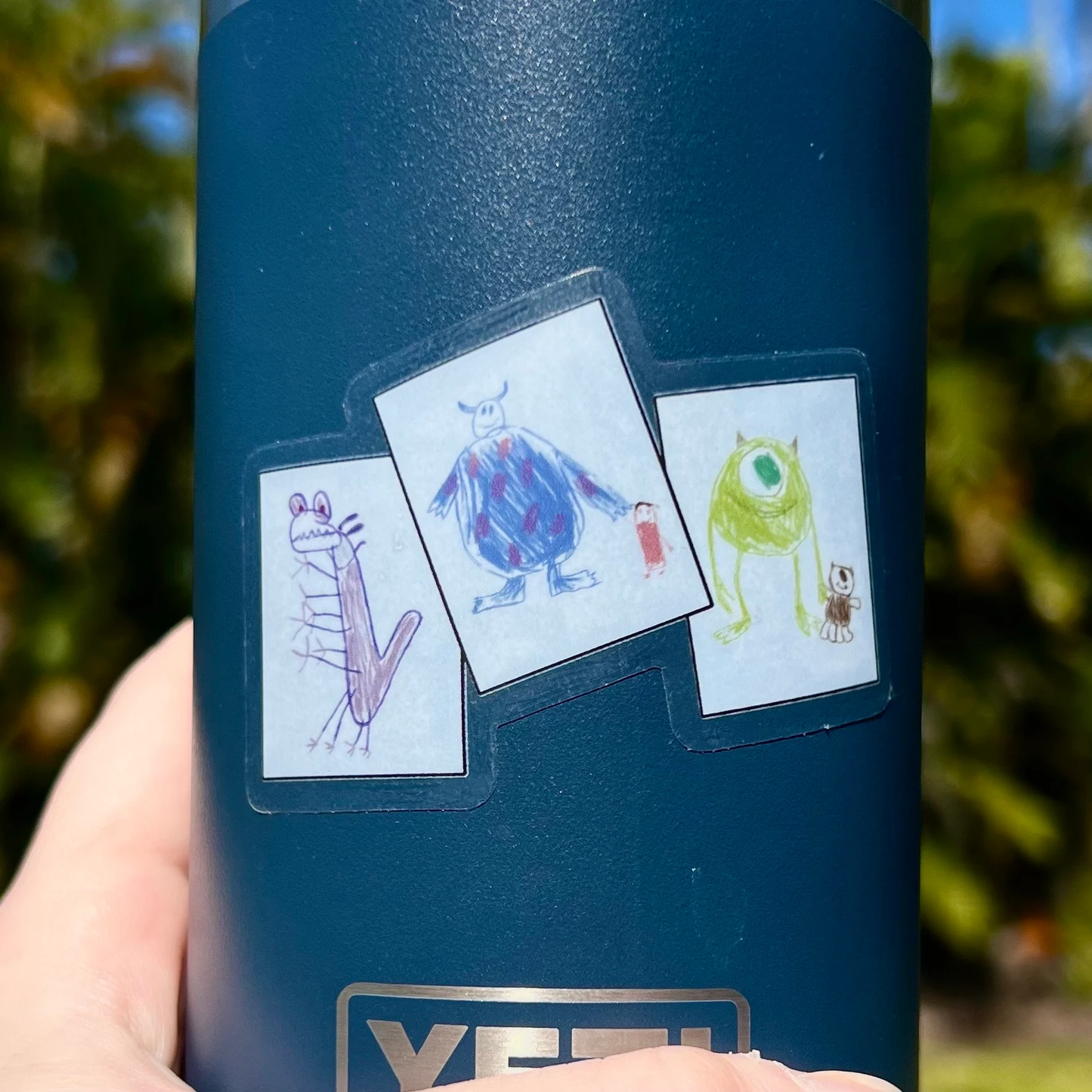 Boo’s Monster Drawings Transparent Sticker