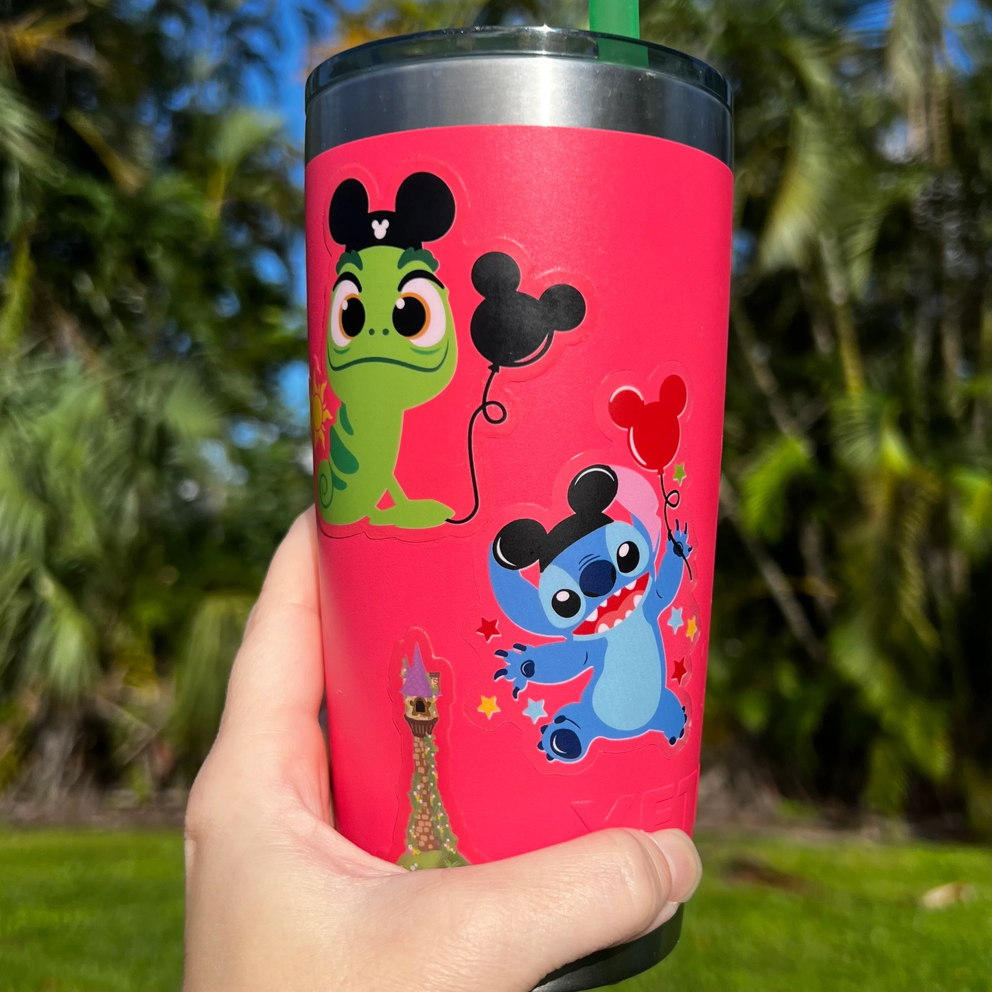 Stitch Does Disney Sticker