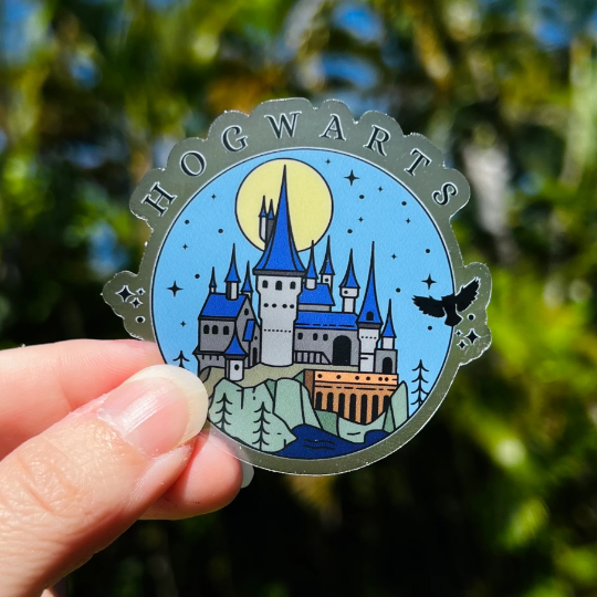 Hogwarts Castle Round Sticker