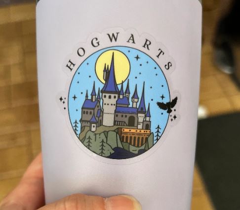 Hogwarts Castle Round Sticker